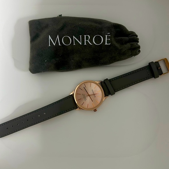 Monroé Grey and Rose Gold watch - Picture 1 of 3